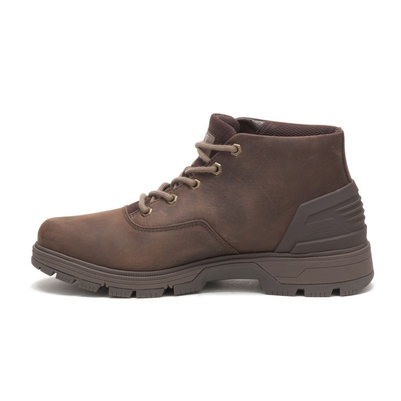 Caterpillar Original Leverage Dark Brown Boot - brązowy