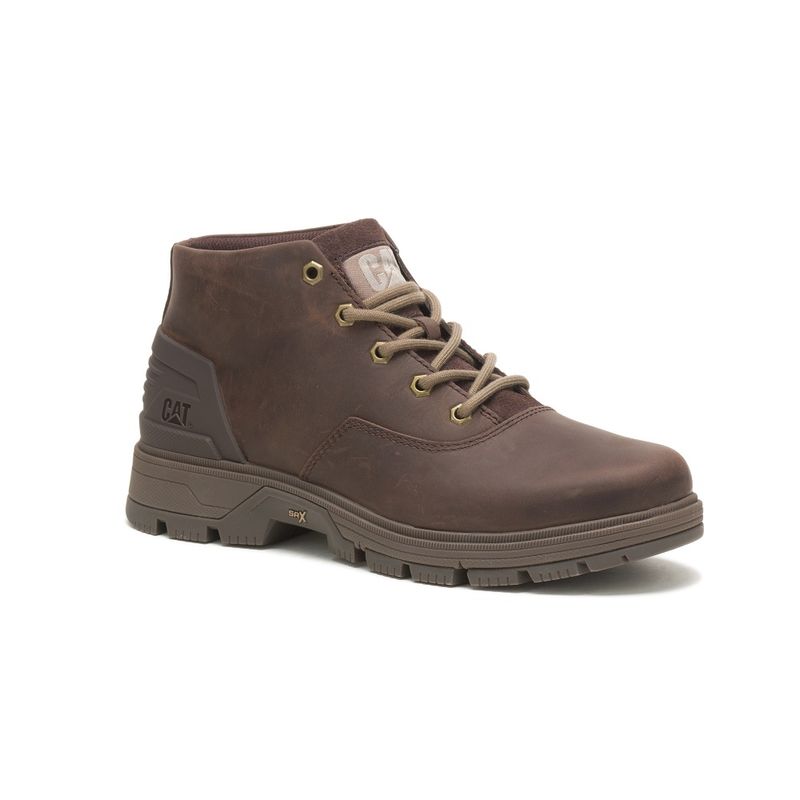 Caterpillar Original Leverage Dark Brown Boot - brązowy