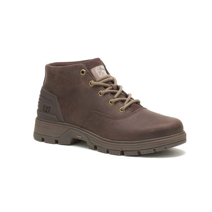 Caterpillar Original Leverage Dark Brown Boot - brązowy