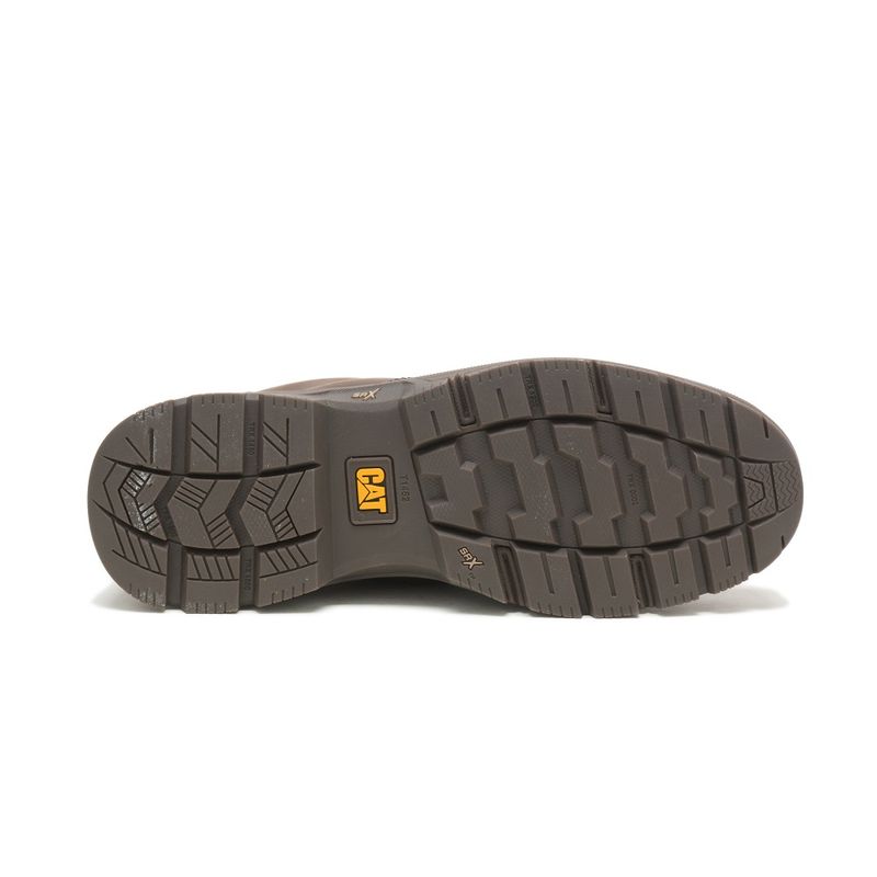 Caterpillar Original Leverage Dark Brown Boot - brązowy